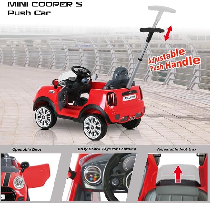 MINI COOPER PUSH CAR RED